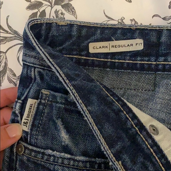 JACK & JONES REGULAR FIT RIPPED JEANS 32x32 - Picture 8 of 8